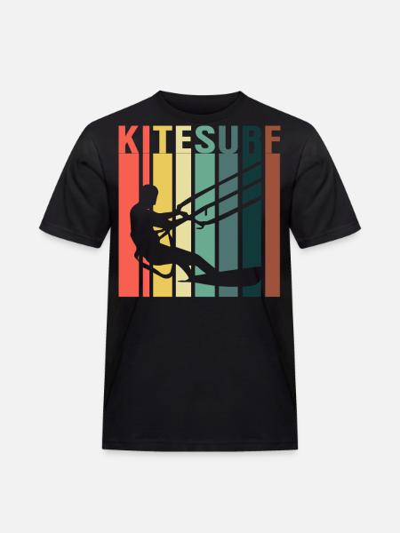 Kitesurf Kitesurfer Kiteboard Kitesurfing - Men's Workwear T-Shirt - black