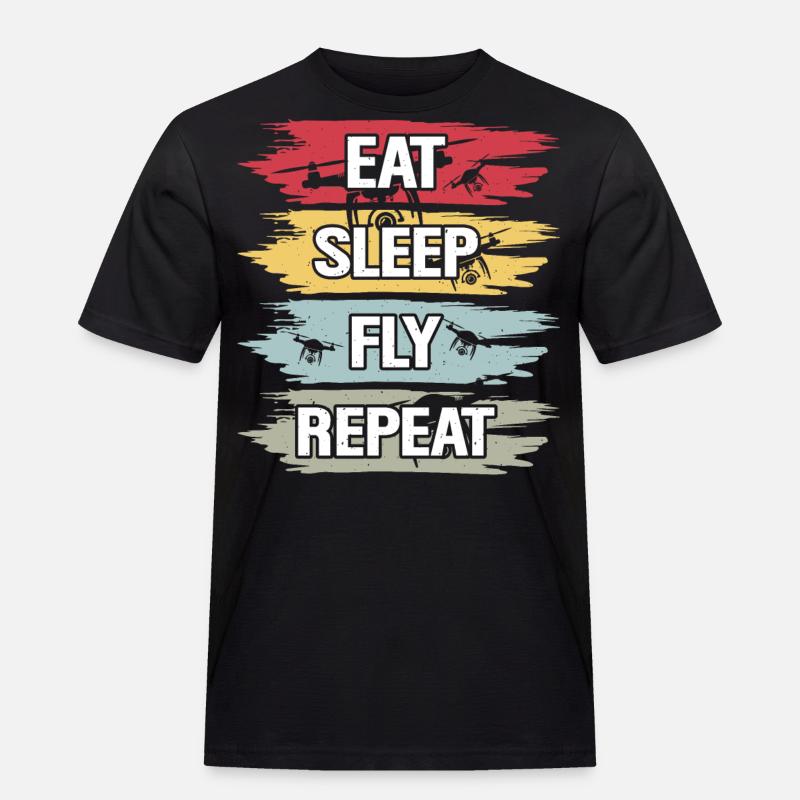 Skydiving - Männer Workwear T-Shirt - Schwarz