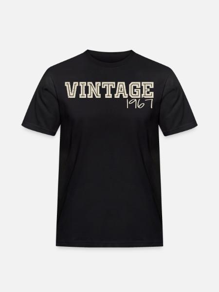 Vintage 1967 Original 1967 Retro 1967 Gift 1967 - Men's Workwear T-Shirt - black
