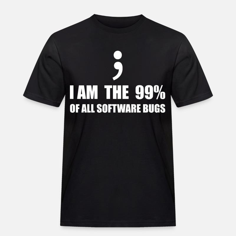 Computer Scientist Programmer - Men's Workwear T-Shirt - black