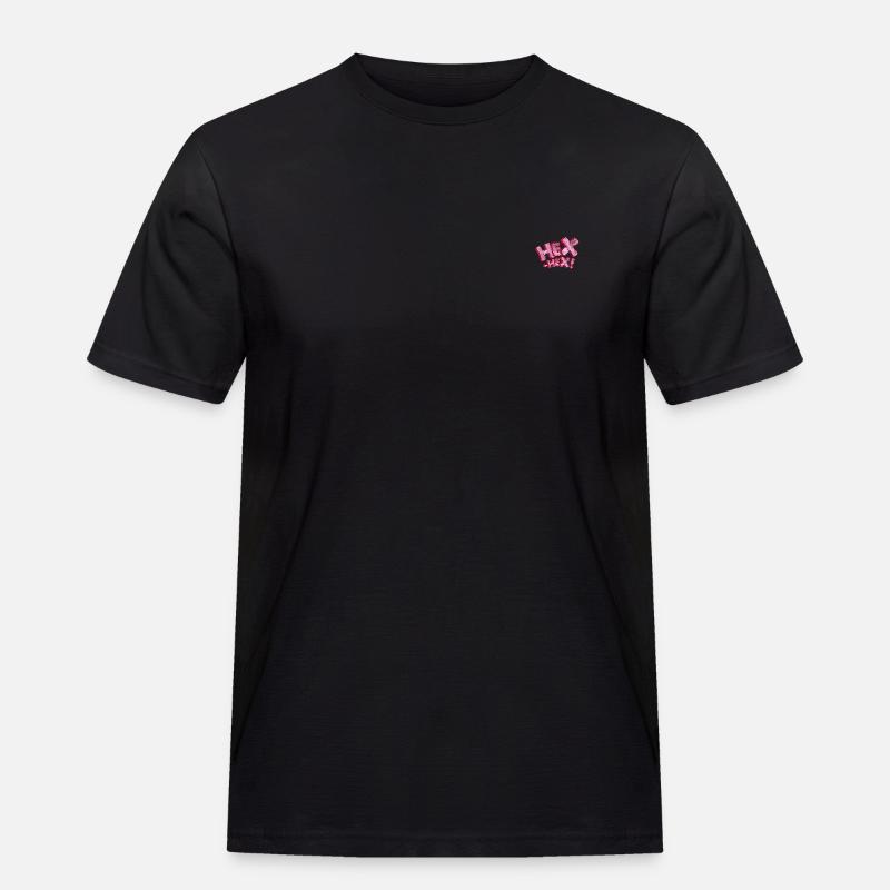 Bibi Blocksberg Hex Hex Pink Stick - Männer Workwear T-Shirt - Schwarz