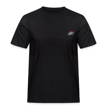 Benjamin Blümchen Benjamin Als Stick-Design - Männer Workwear T-Shirt - Schwarz - Vorne - AI Model Male 178 light (178cm)