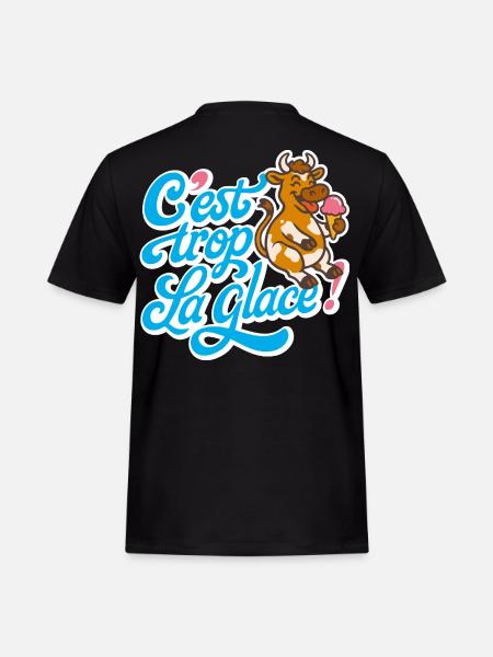 C'est trop la glace ! - T-shirt Workwear homme - noir