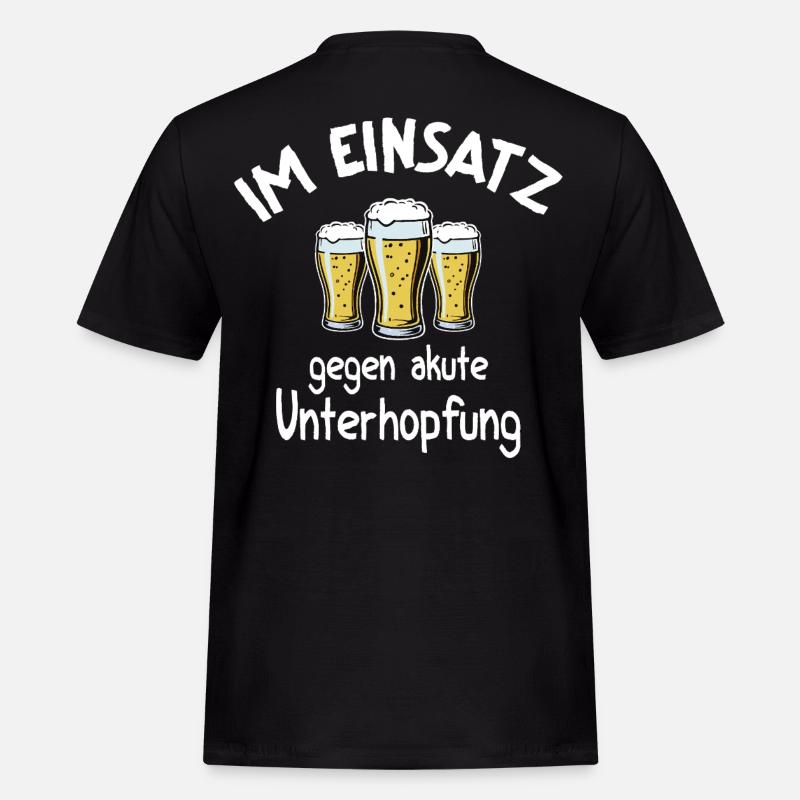 Underhopping Insert – Serveuse Bartender Bière - T-shirt Workwear homme - noir