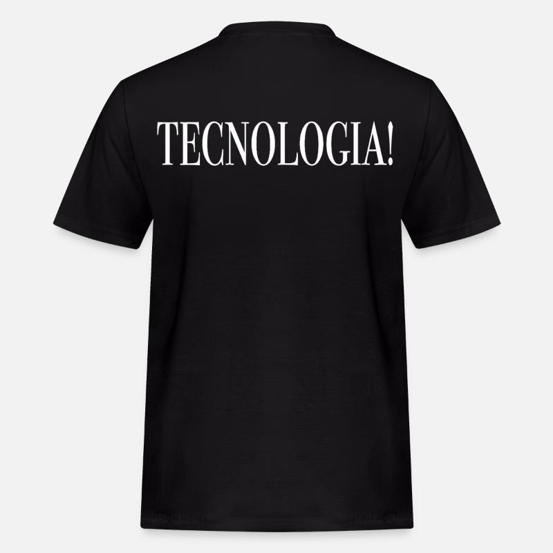 Tecnologia - Männer Workwear T-Shirt - Schwarz