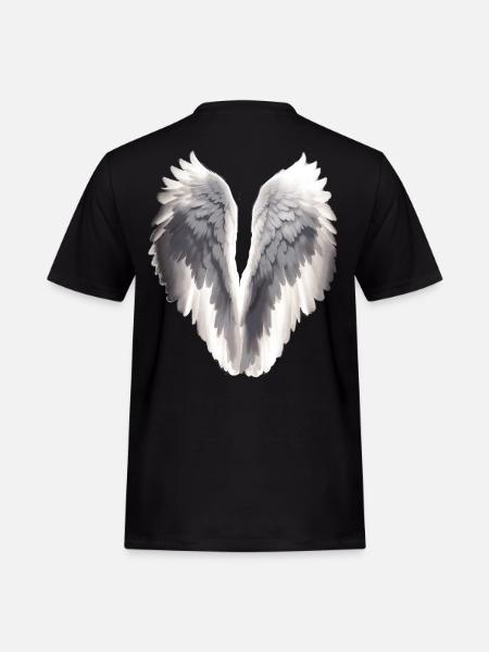 Angel wings - Men's Workwear T-Shirt - black