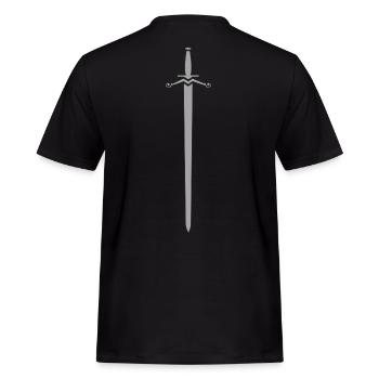 Claymore Chaos - T-shirt Workwear homme - noir - Dos - AI Model Male 178 light (178cm)