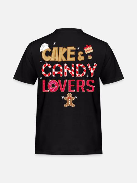 Cake & Candy Lovers T-Shirt - Men's Workwear T-Shirt - black
