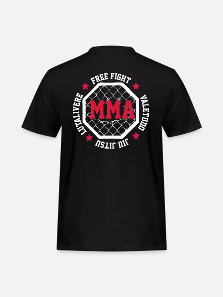MMA - Männer Workwear T-Shirt - Schwarz