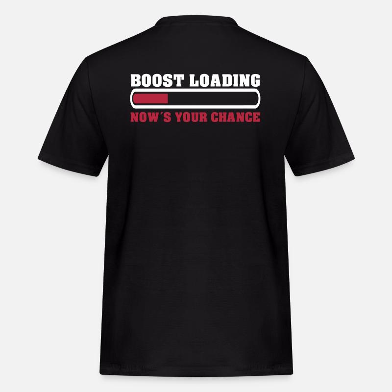 Boost Loading Nows Your Chance - Männer Workwear T-Shirt - Schwarz