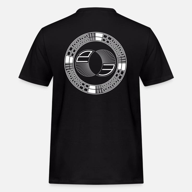 tekno 23 round - Männer Workwear T-Shirt - Schwarz
