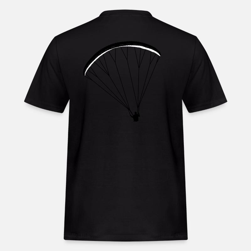 Paraglider Gleitschirm - Männer Workwear T-Shirt - Schwarz