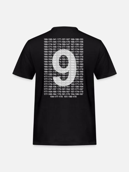 9 Darter light - Men's Workwear T-Shirt - black