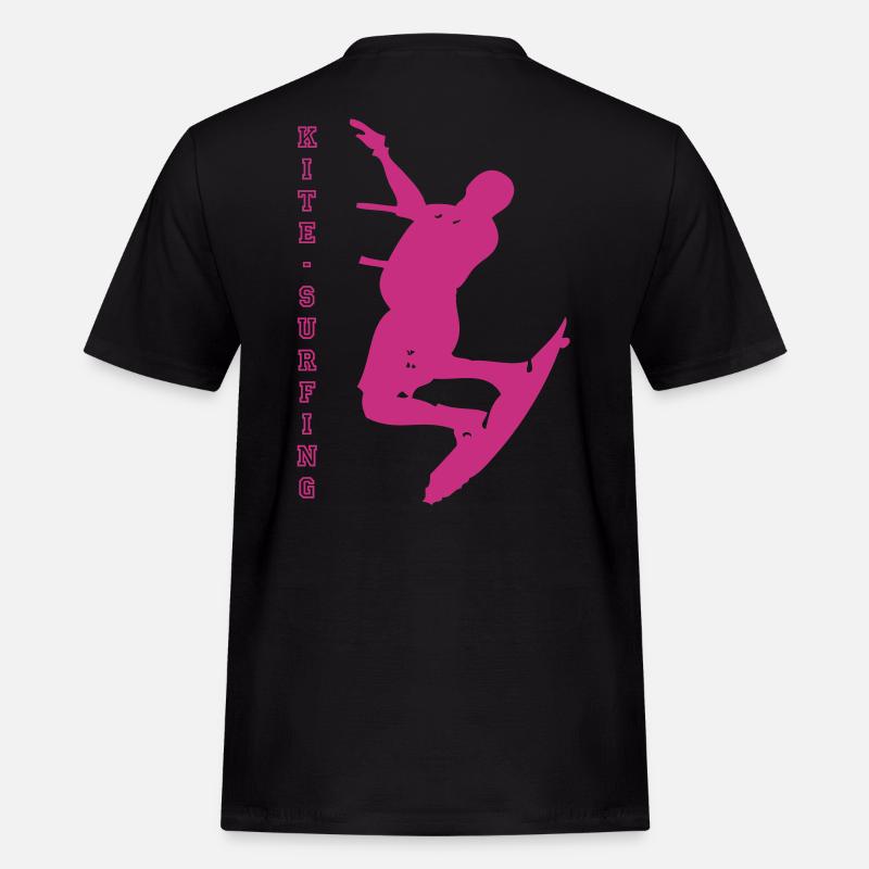 kitesurfing - Männer Workwear T-Shirt - Schwarz