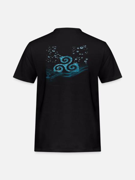 triskell-eau - T-shirt Workwear homme - noir