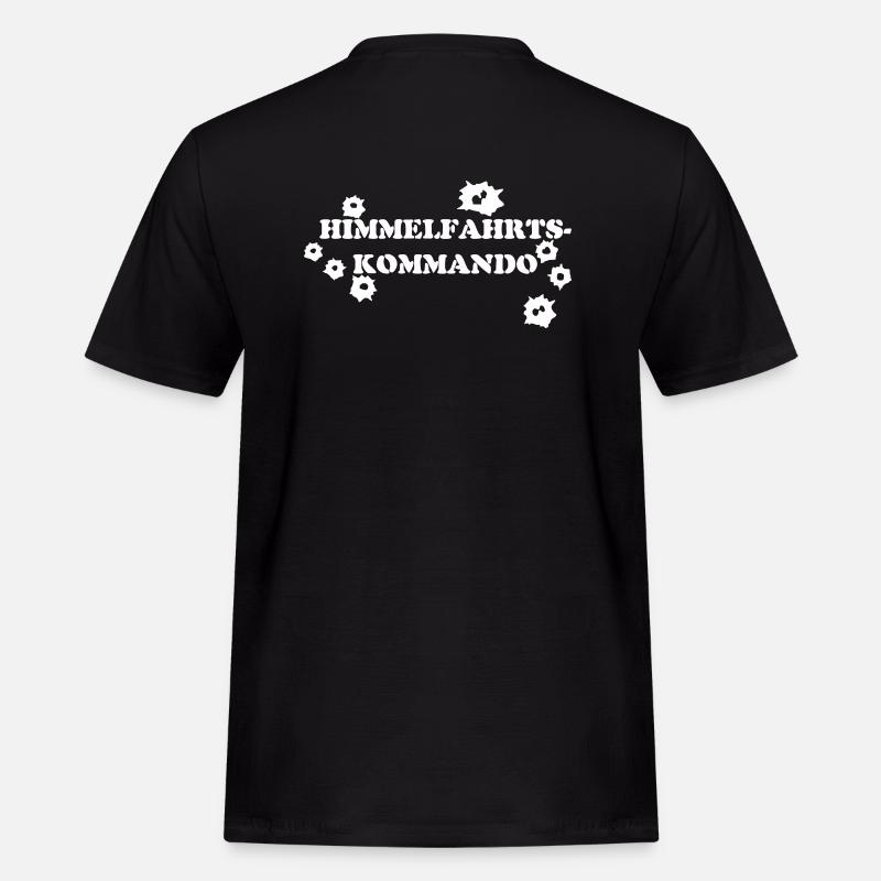 HIMMELFAHRTSKOMMANDO - Männer Workwear T-Shirt - Schwarz