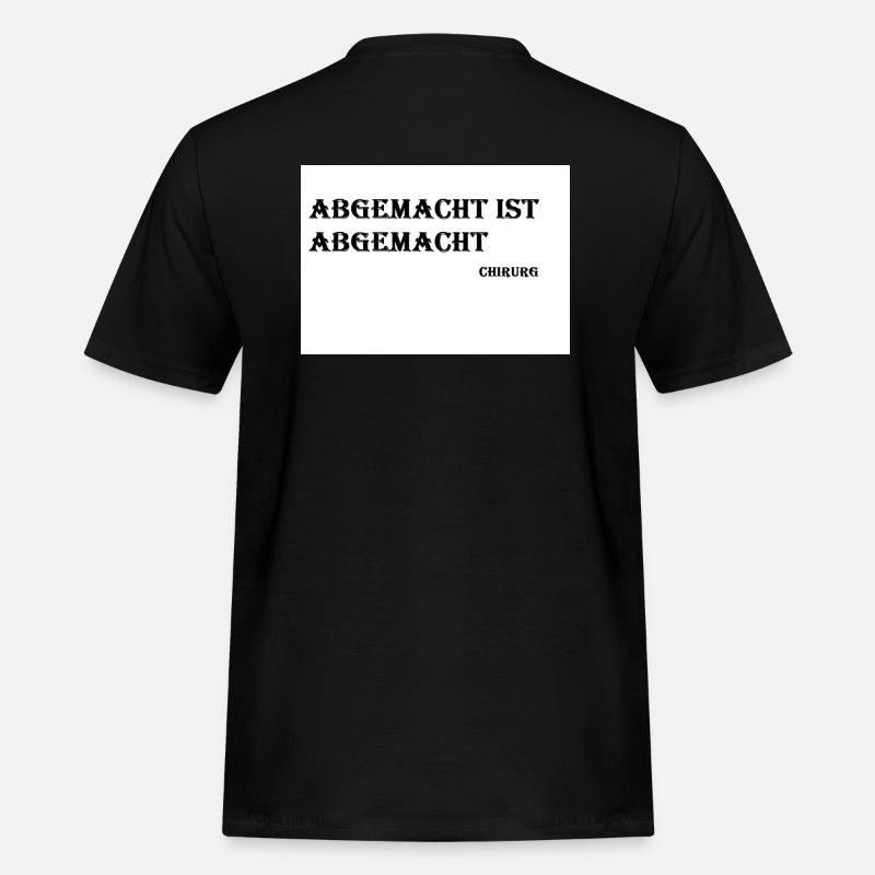 Chirurg - Männer Workwear T-Shirt - Schwarz