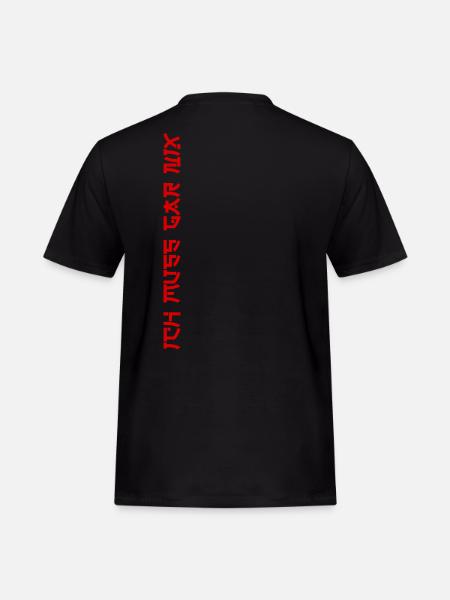 Ich muss garnix - Männer Workwear T-Shirt - Schwarz