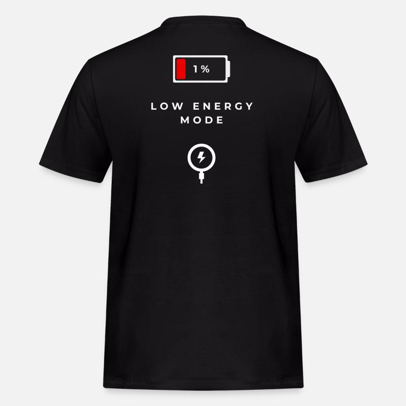 Low Energy Mode Graphics - Men's Workwear T-Shirt - black