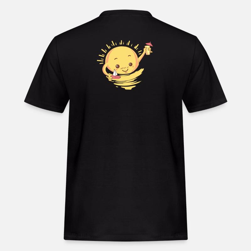 Sommer Cocktail Geschenk - Männer Workwear T-Shirt - Schwarz