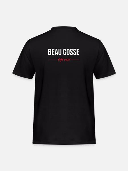 Beau gosse déja casé - T-shirt Workwear homme - noir