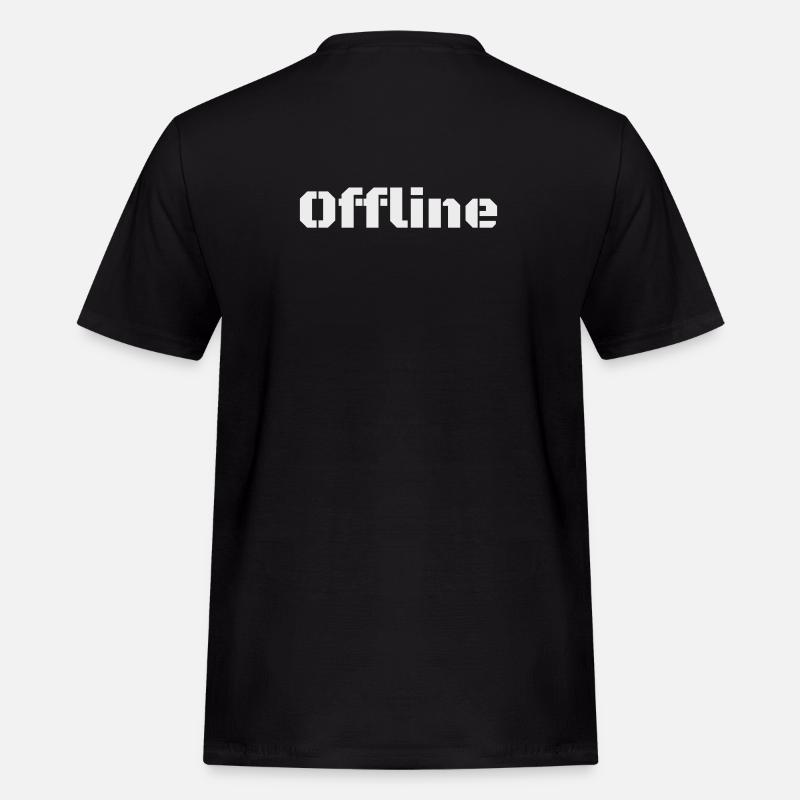 Offline - Männer Workwear T-Shirt - Schwarz