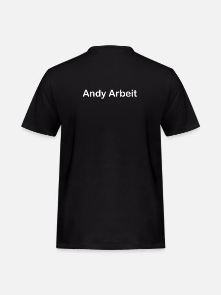 Andy Work - T-shirt Workwear homme - noir