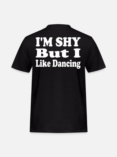 Shy But Love Dancing - Men's Workwear T-Shirt - black
