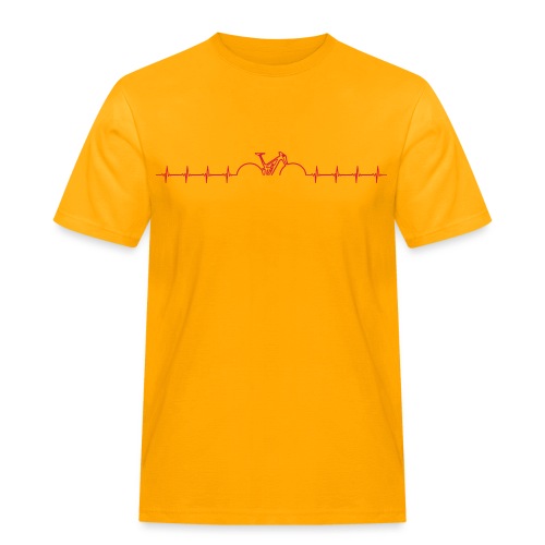 heart_beats_for_MTB - T-shirt Workwear homme