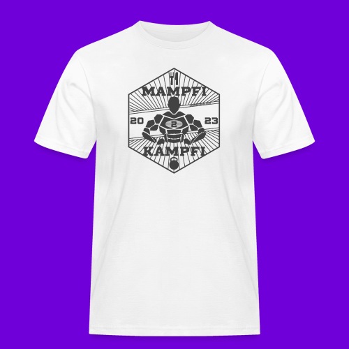 Mampfi2Kampfi - Männer Workwear T-Shirt