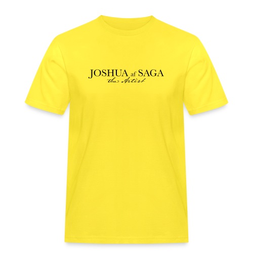 Joshua af Saga - The Artist - Black - Arbets-T-shirt herr