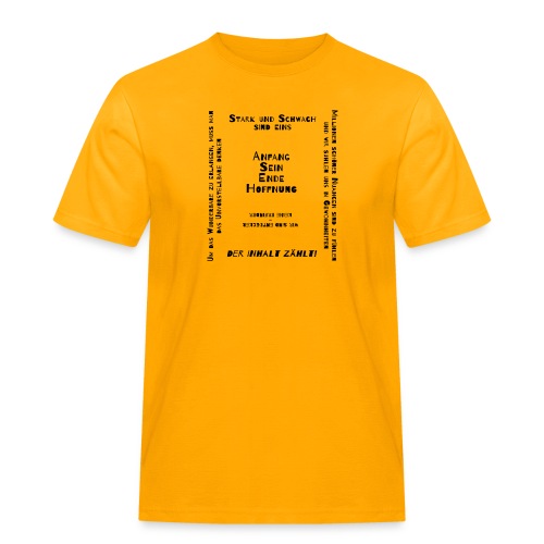 Schlaue Sprüche - Männer Workwear T-Shirt