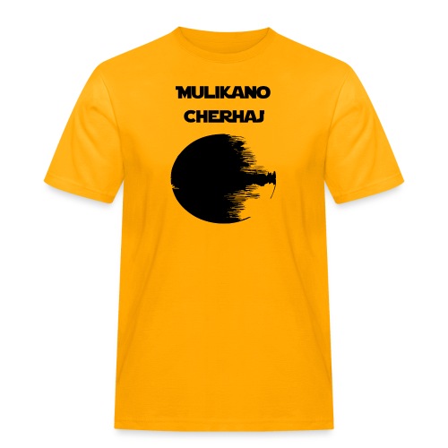 Mulikano Cherhaj (schwarz) - Männer Workwear T-Shirt