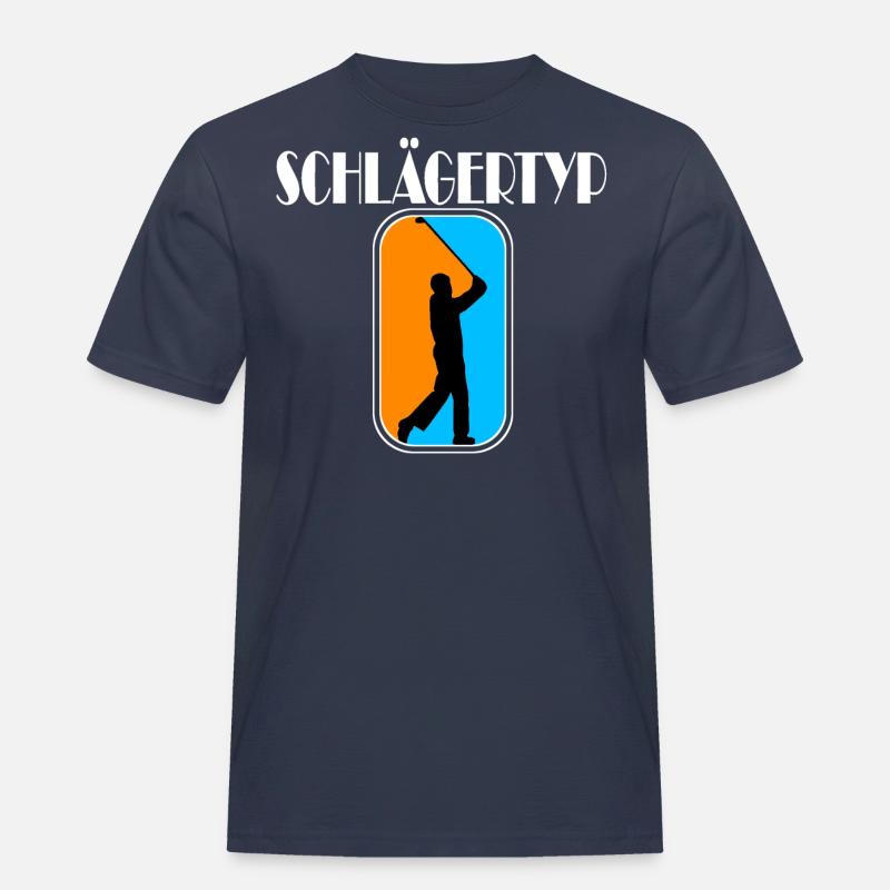golf schlägertyp Golf - Männer Workwear T-Shirt - Navy
