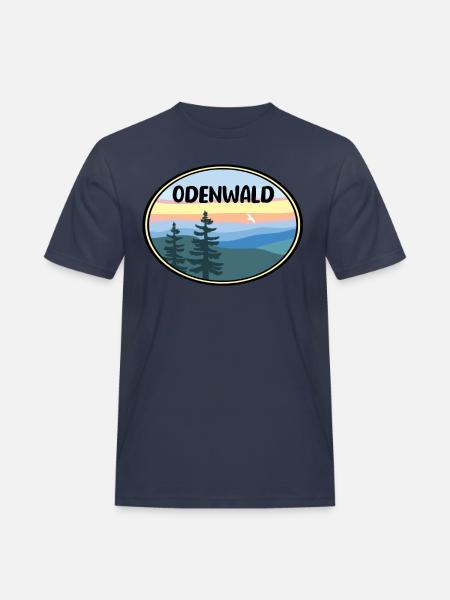 Odenwald - Männer Workwear T-Shirt - Navy