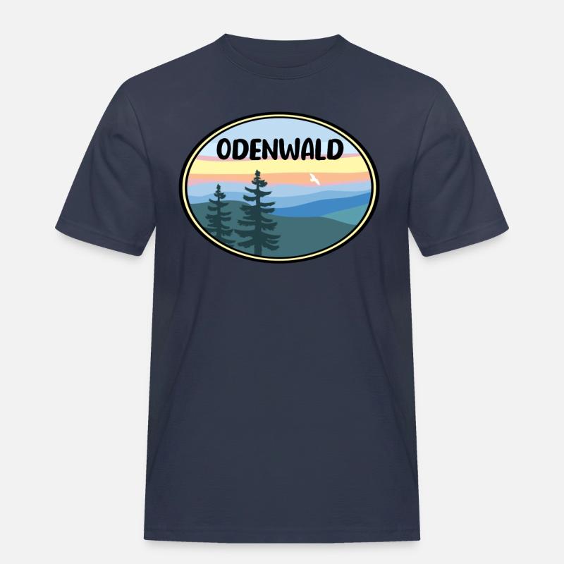 Odenwald - Männer Workwear T-Shirt - Navy