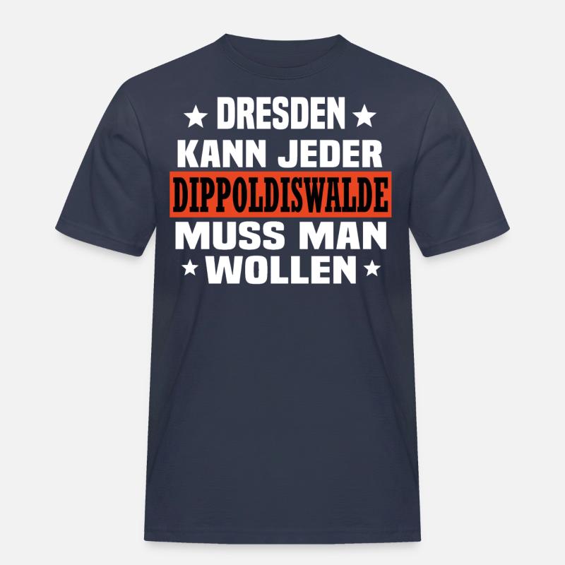 Dippoldiswalde - Männer Workwear T-Shirt - Navy