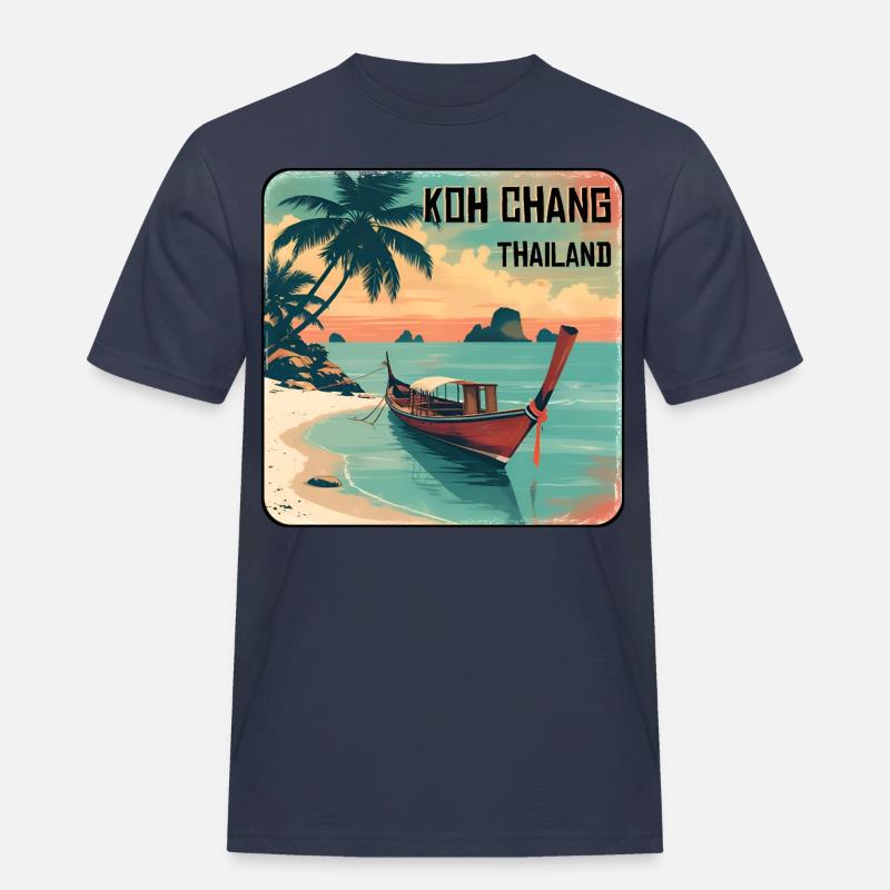 Koh Chang - Men's Workwear T-Shirt - navy