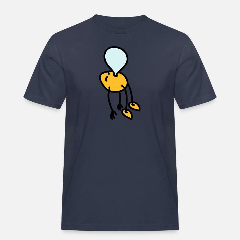 chewing_gum_man - Männer Workwear T-Shirt - Navy