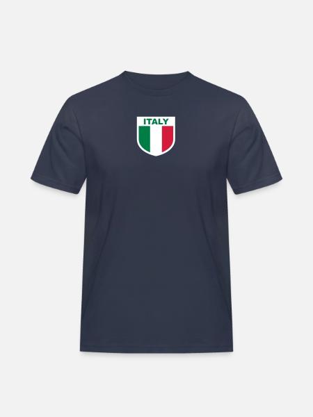 italy_emblem - T-shirt Workwear homme - bleu marine