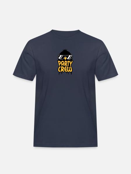 Cool Party Crew Penguin - Men's Workwear T-Shirt - navy