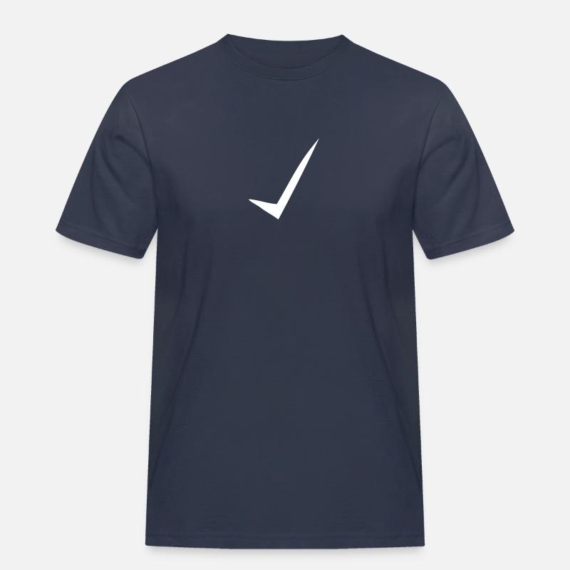 Hacken,Abhacken Zeichen,abgehackt,abhacken - Männer Workwear T-Shirt - Navy