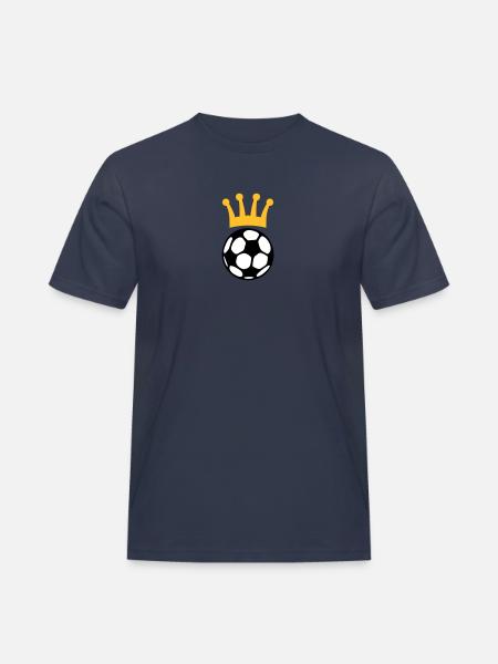 KING FOOTBALL - Men's Workwear T-Shirt - navy