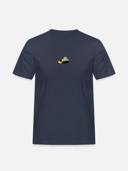 Planierraupe - Männer Workwear T-Shirt - Navy