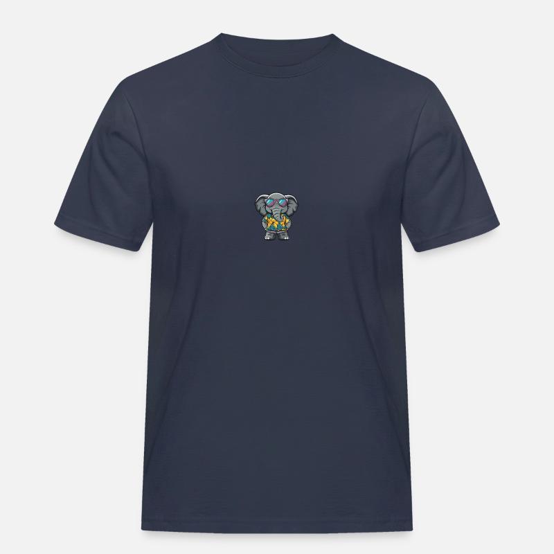 Mammut Comic Cool Sommer - Männer Workwear T-Shirt - Navy