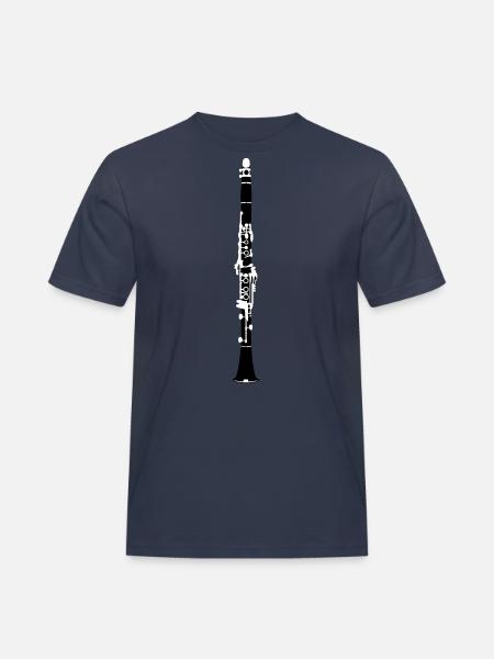 Music - Clarinet Music Instruments - Men's Workwear T-Shirt - navy