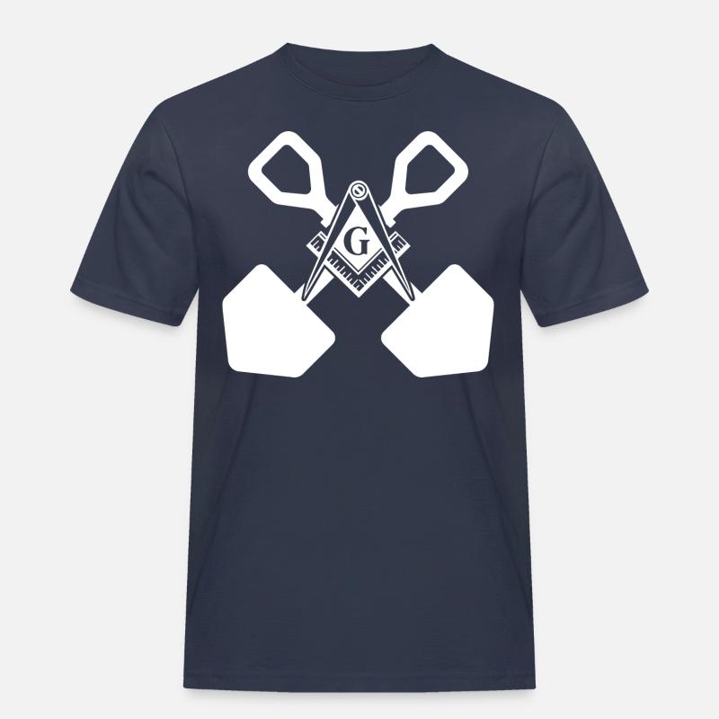 Maurer - Männer Workwear T-Shirt - Navy