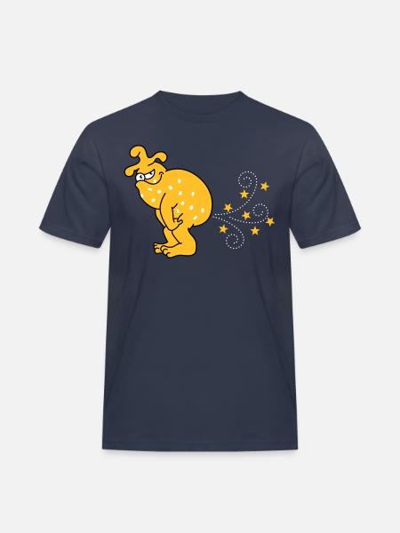 Sternpupsmonster - T-shirt Workwear homme - bleu marine