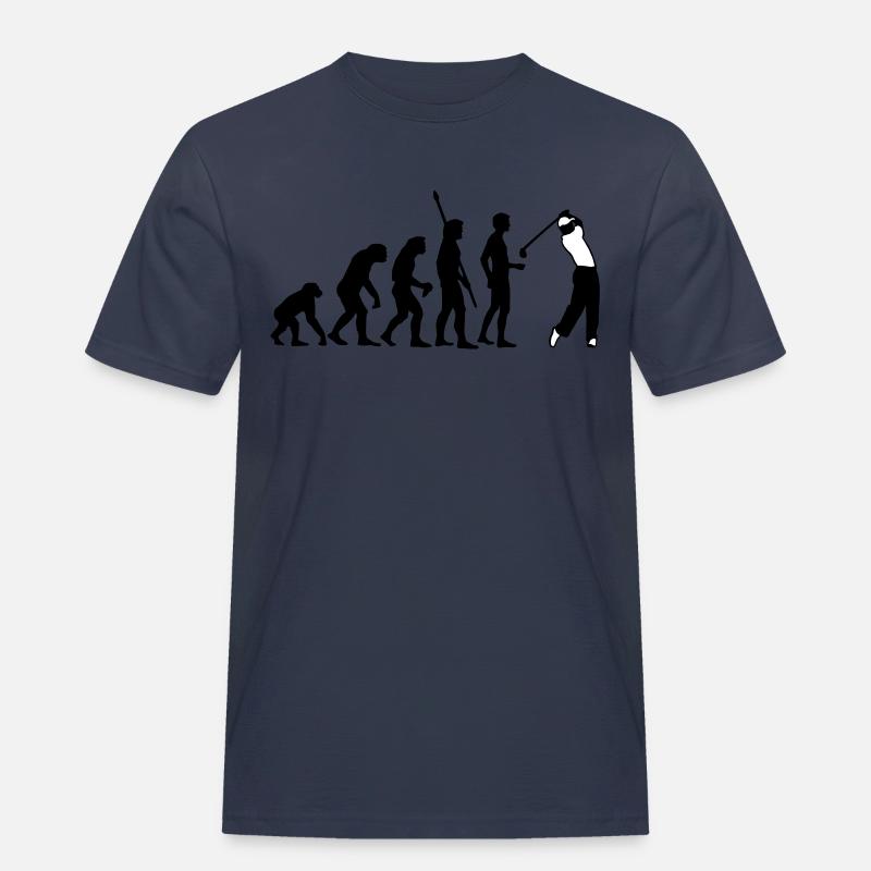 evolution_golf_b_2c - Men's Workwear T-Shirt - navy