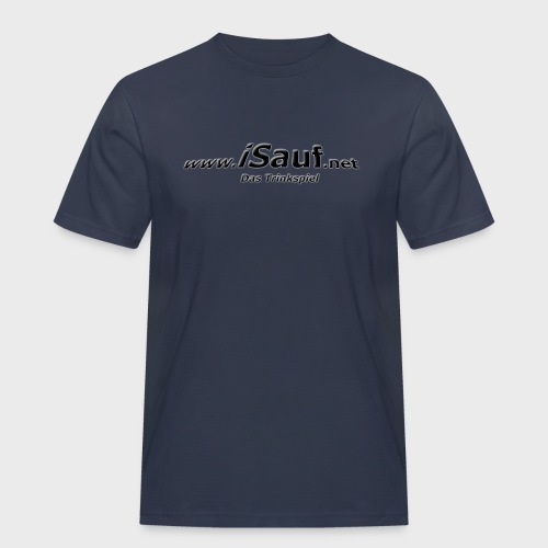 iSauf-Schriftzug - Männer Workwear T-Shirt